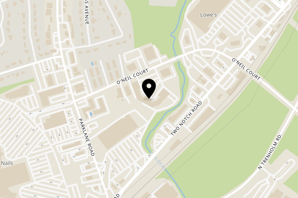 Map showing the location of Tsubaki Restaurant Lounge & Karaoke on 224 Oneil Ct in Columbia